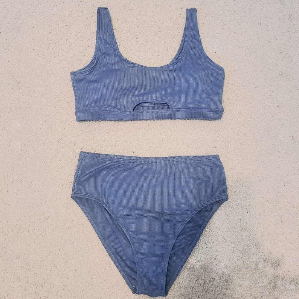 Shein blue bikini set